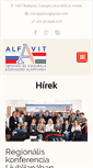 Mobile Screenshot of alfavit.hu
